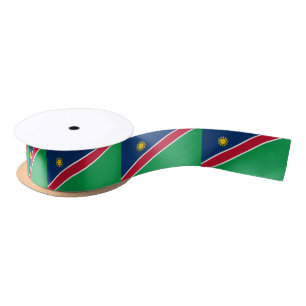 Namibia Flag Satin Ribbon