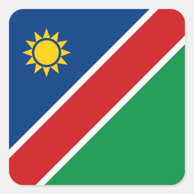 Namibia Flag Sticker (Front)