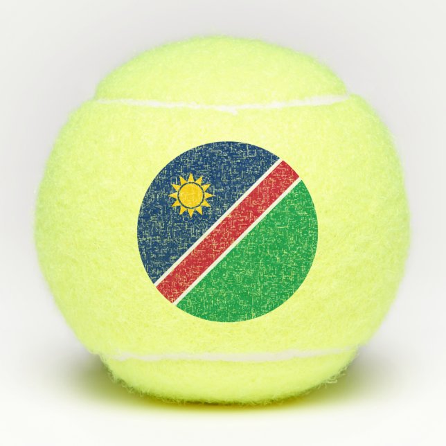 Namibia Flag Tennis Balls (Front)