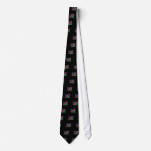 Namibia flag tie