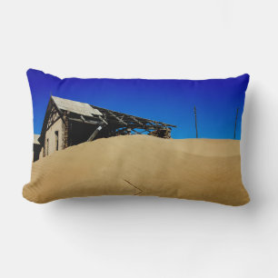 Namibia Kolmanskop House Dune Ghost Town Lumbar Cushion