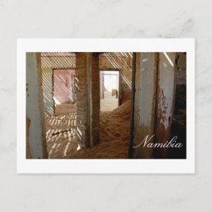 Namibia Kolmanskop House Dune Landscape Nature Postcard