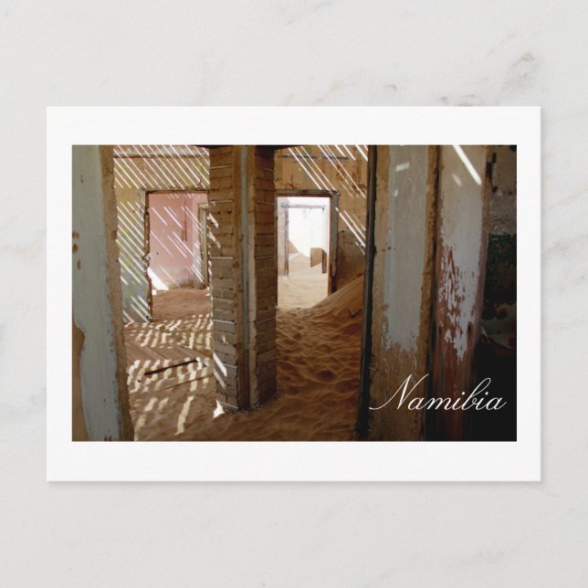 Namibia Kolmanskop House Dune Landscape Nature Postcard (Front)