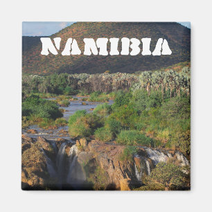 Namibia Kunene River Epupa Falls Landscape Nature Magnet
