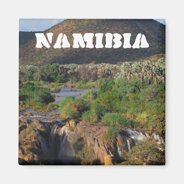 Namibia Kunene River Epupa Falls Landscape Nature Magnet (Front)