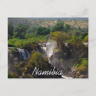 Namibia Kunene River Epupa Falls Landscape Nature Postcard