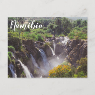 Namibia Kunene River Epupa Falls Landscape Nature Postcard