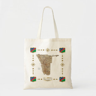 Namibia Map + Flags Bag