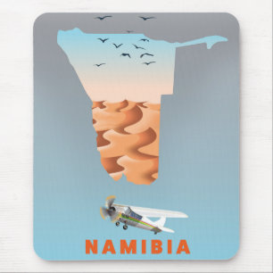 Namibia map mouse pad