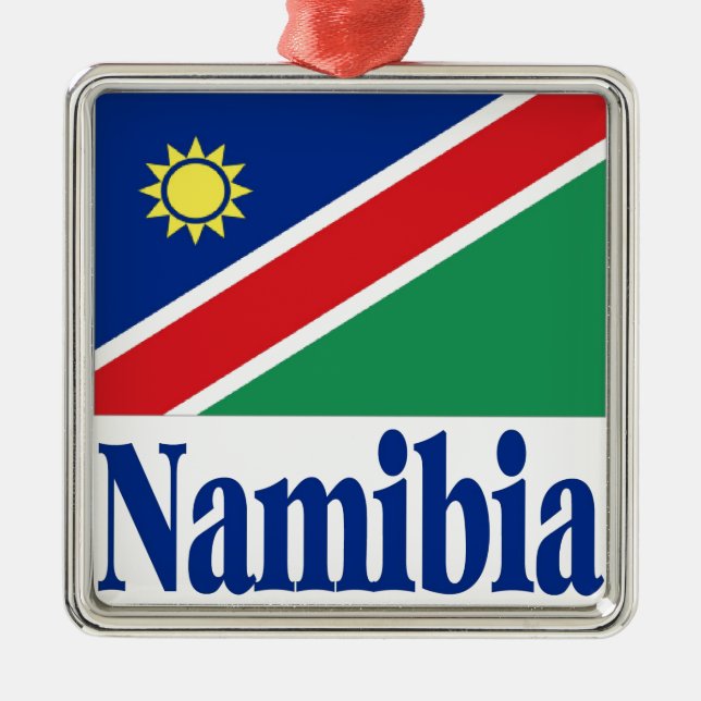 Namibia Metal Tree Decoration (Front)