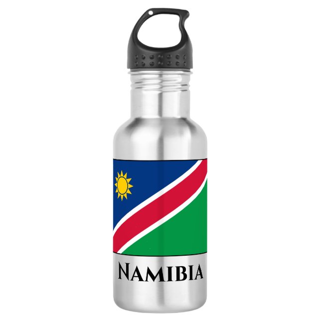 Namibia (Namibian) Flag 532 Ml Water Bottle (Front)
