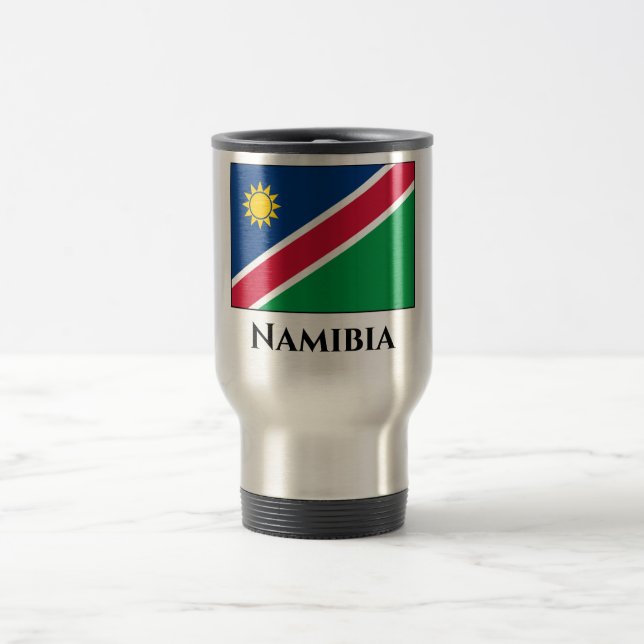 Namibia (Namibian) Flag Travel Mug (Center)