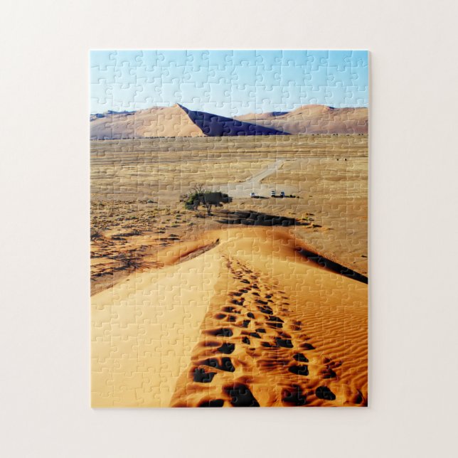 Namibia Sand Dunes Landscape Sossusvlei Jigsaw Puzzle (Vertical)