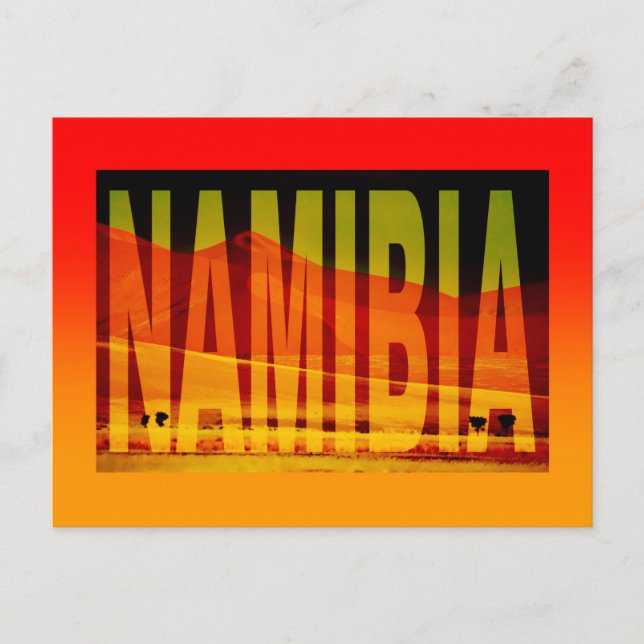 namibia sossusvlei  postcard (Front)