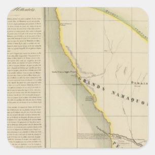 Namibia, South Africa 50 Square Sticker