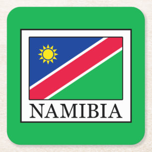 Namibia Square Paper Coaster