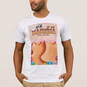 Namibia vintage flight poster. T-Shirt