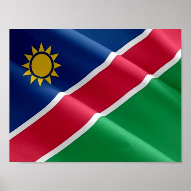 Namibia - Waving Flag - Poster (Front)