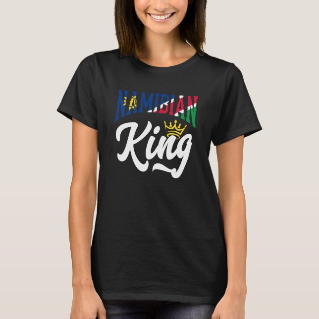 Namibian King Namibia Namibian Namibia Flag T-Shirt (Front)