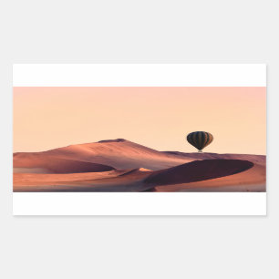 Namibia's Dunes in Namib-Naukluft National Park Rectangular Sticker