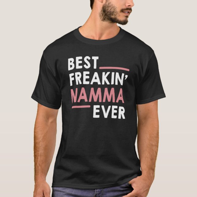 Namma  for Women Grandma Cute Best Freakin' Namma  T-Shirt (Front)