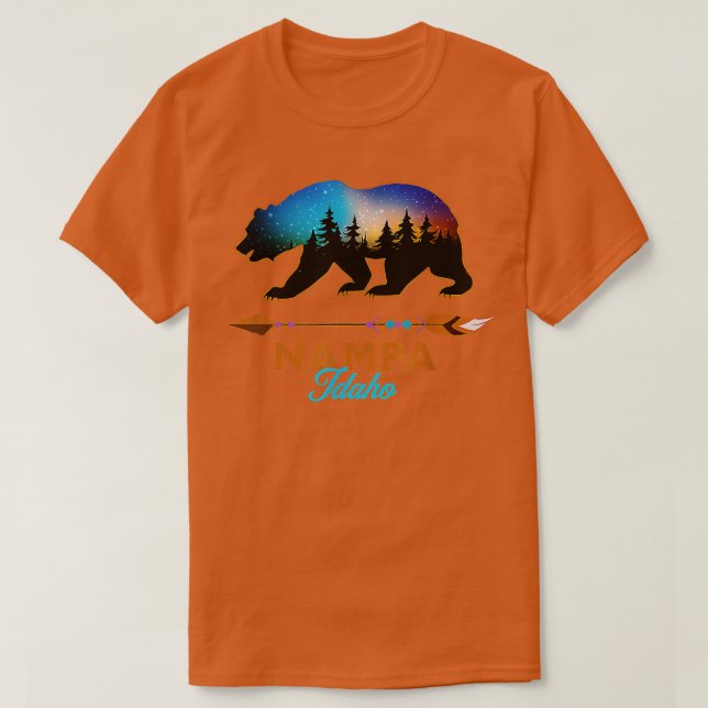 Nampa Idaho Souvenir  T-Shirt (Design Front)
