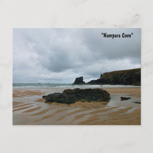 Nampara Cove Porthcothan Bay Cornwall England Postcard (Front)