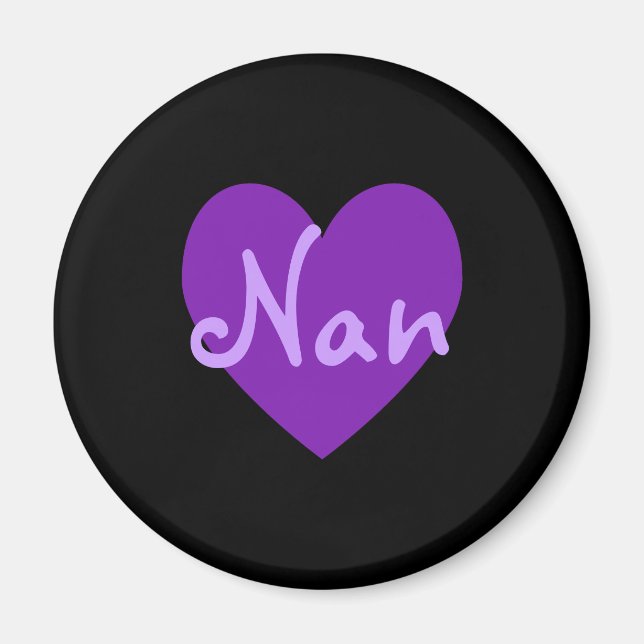 Nan in Purple Magnet (Front)