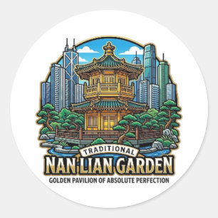 NAN LIANG GARDEN CLASSIC ROUND STICKER