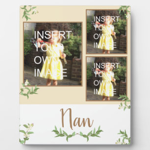 Nan Personalized Multi Photo Plaque