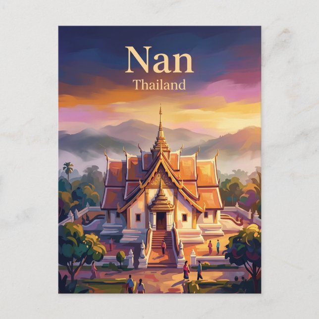 Nan Thailand Postcard (Front)