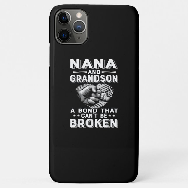 Nana And Grandson A Bond That Cant Be Broken Case-Mate iPhone Case (Back)