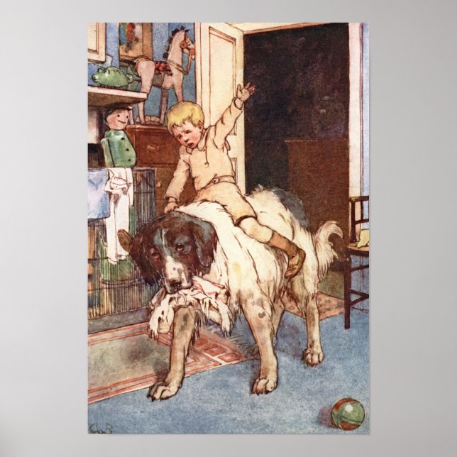 Nana and Michael Darling by Alice B. Woodward Poster (Front)