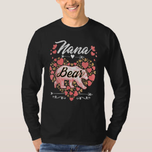 Nana Bear For Women Cute Mother's Day And Birthd T-Shirt