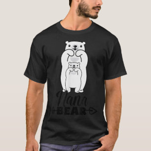 Nana Bear Funny Proud Nana Matching Family  T-Shirt