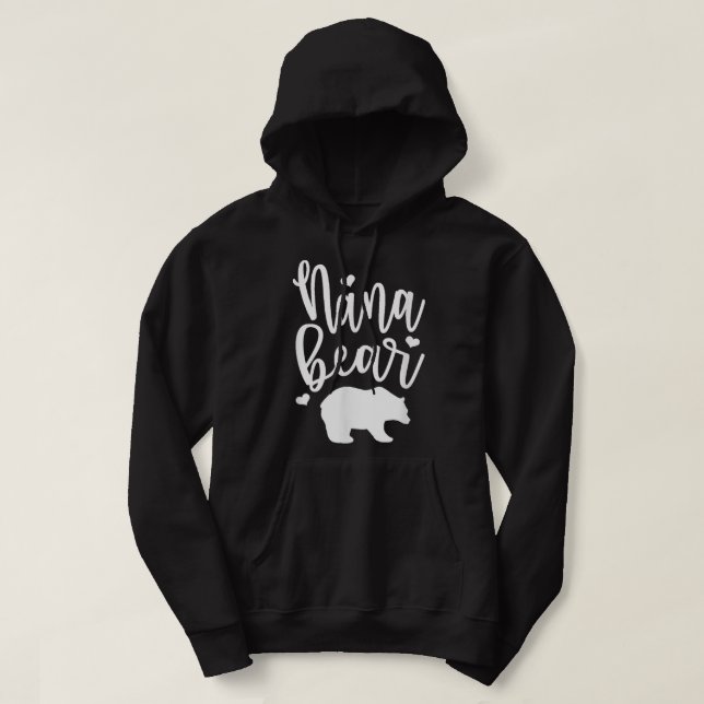 Nana Bear - Great gift for Grandmas, Nanas, Mimis, Hoodie (Design Front)