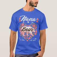 Nana Bear Shirt for Women - Cute Mother's Day and