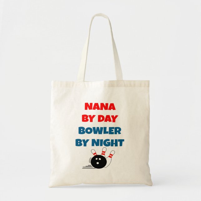 Nana by Day Bowler by Night Tote Bag (Front)