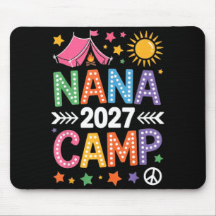 Nana camp 2027 family vacation summer camping crew mouse pad