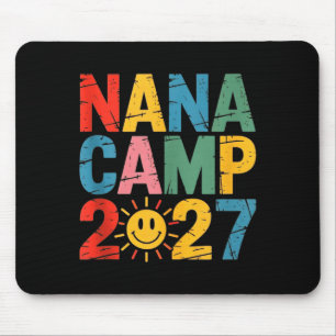 Nana camp 2027 family vacation summer camping crew mouse pad