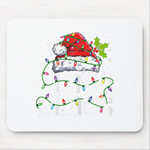 Nana Claus Christmas Santa Hat Matching Family Xma Mouse Pad
