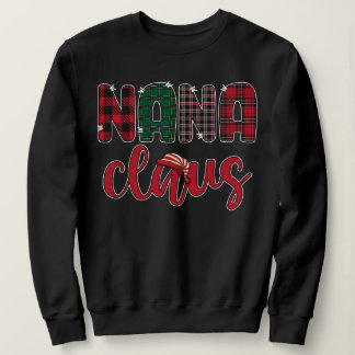 Nana Claus Family Matching Christmas Outfit Sweatshirt