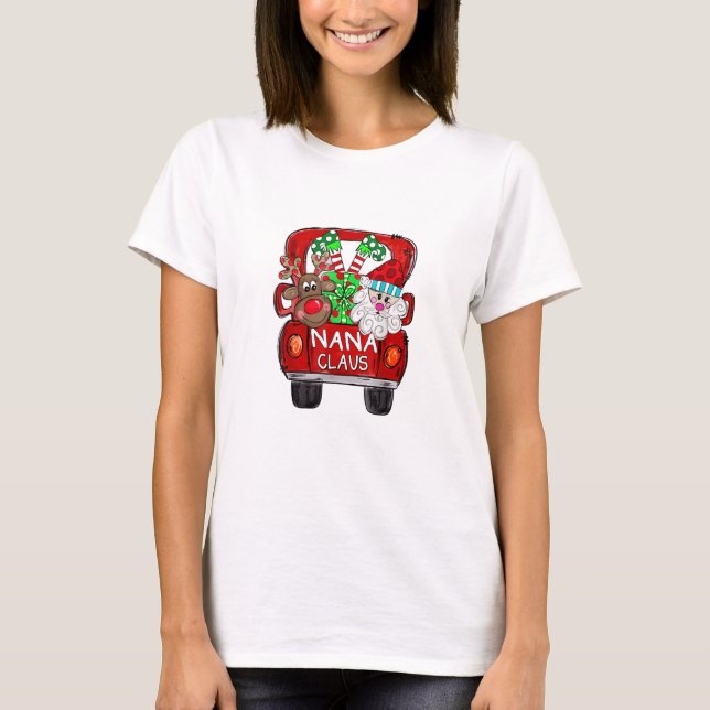 Nana claus truck T-Shirt (Front)