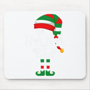 Nana Elf Family Christmas Matching Pyjamas Group X Mouse Pad