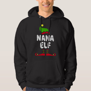 Nana Elf Matching Christmas Costume Shirt