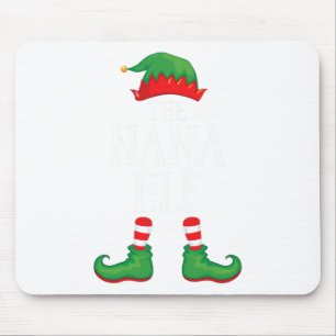 Nana Elf Matching Group Xmas Funny Family Christma Mouse Pad