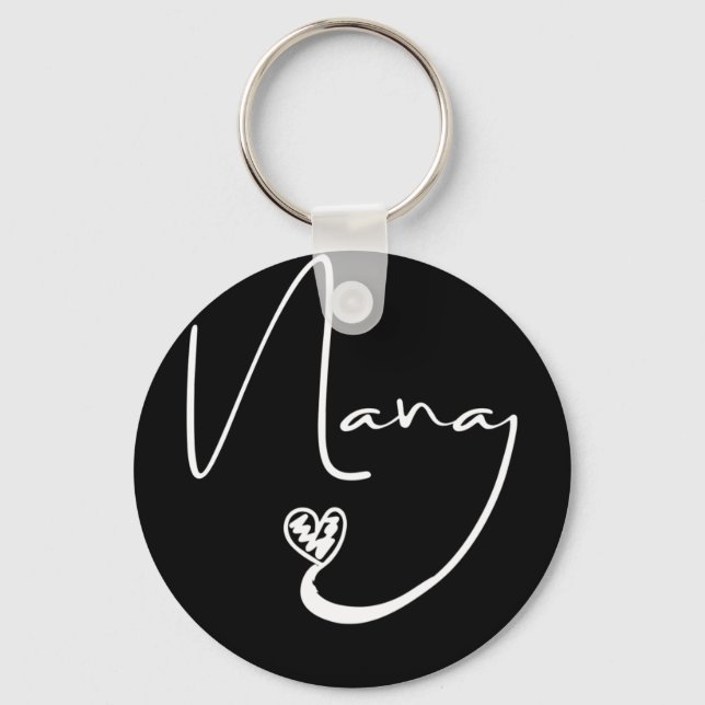 Nana For Women Grandma Christmas Gifts Grandkids Key Ring (Front)