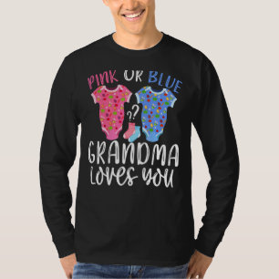 Nana Grandma Baby Party Baby Shower Gender Reveal T-Shirt