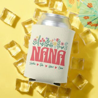 NANA GRANDMA GRANDMOTHER GRANNY -Customise it Can Cooler
