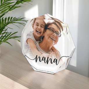 Nana Grandma Script Overlay Photo Block
